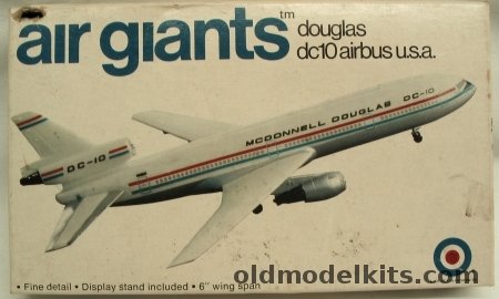 Entex 1/310 Douglas DC-10 'Air Giants', 8464D-89 plastic model kit